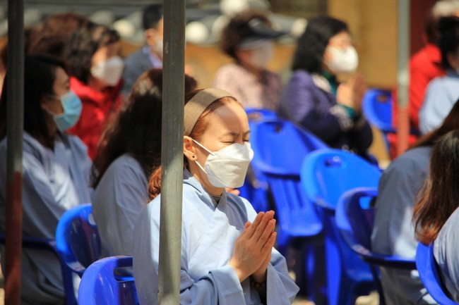 A light moment of the Vesak ceremony overseas